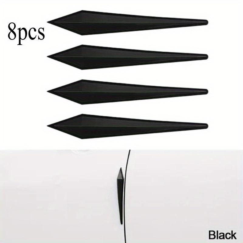 

8 шт. Защитная наклейка от царапин для автомобиля, защита кузова и бампера от столкновений, защита кромки двери и зеркала заднего вида, резиновая полоса