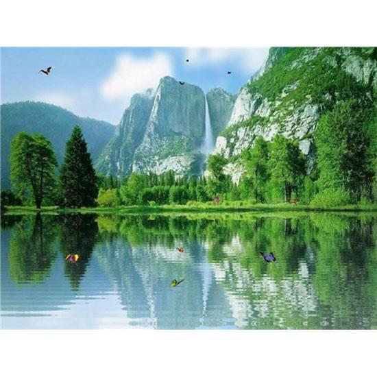 5D DIY Diamond Painting Landscape Pictures Rhinestone Diamond Embroidery Scenic Full Cross Stitch