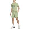 Nike Einfarbige Schnür-Sportshorts Herrenhosen Olivgrün FN3308-386