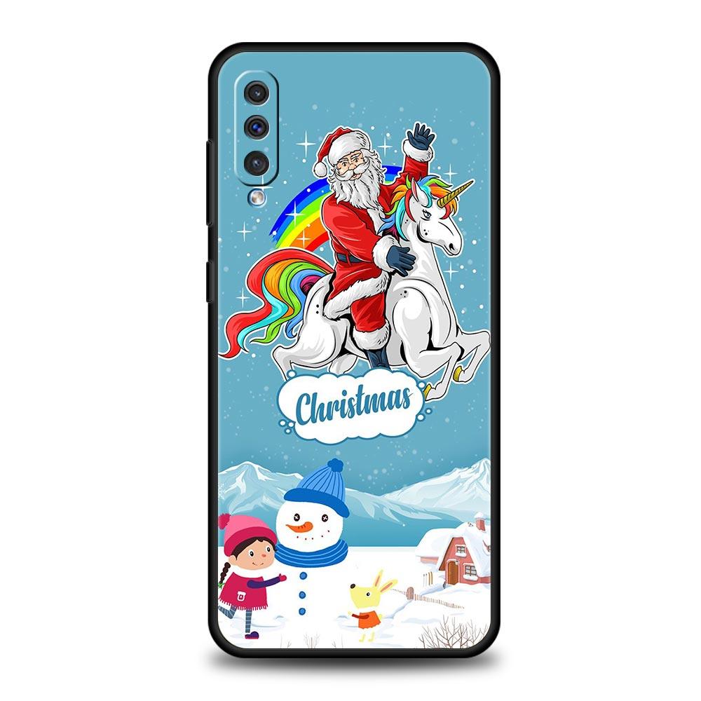 

New Year s Christmas Case For Samsung Galaxy A52 A12 A50 A72 A20e A30 A02s A22 4G A32 5G A20s A70 A10s A40 A10 A04s Phone Cover Samsung A40
