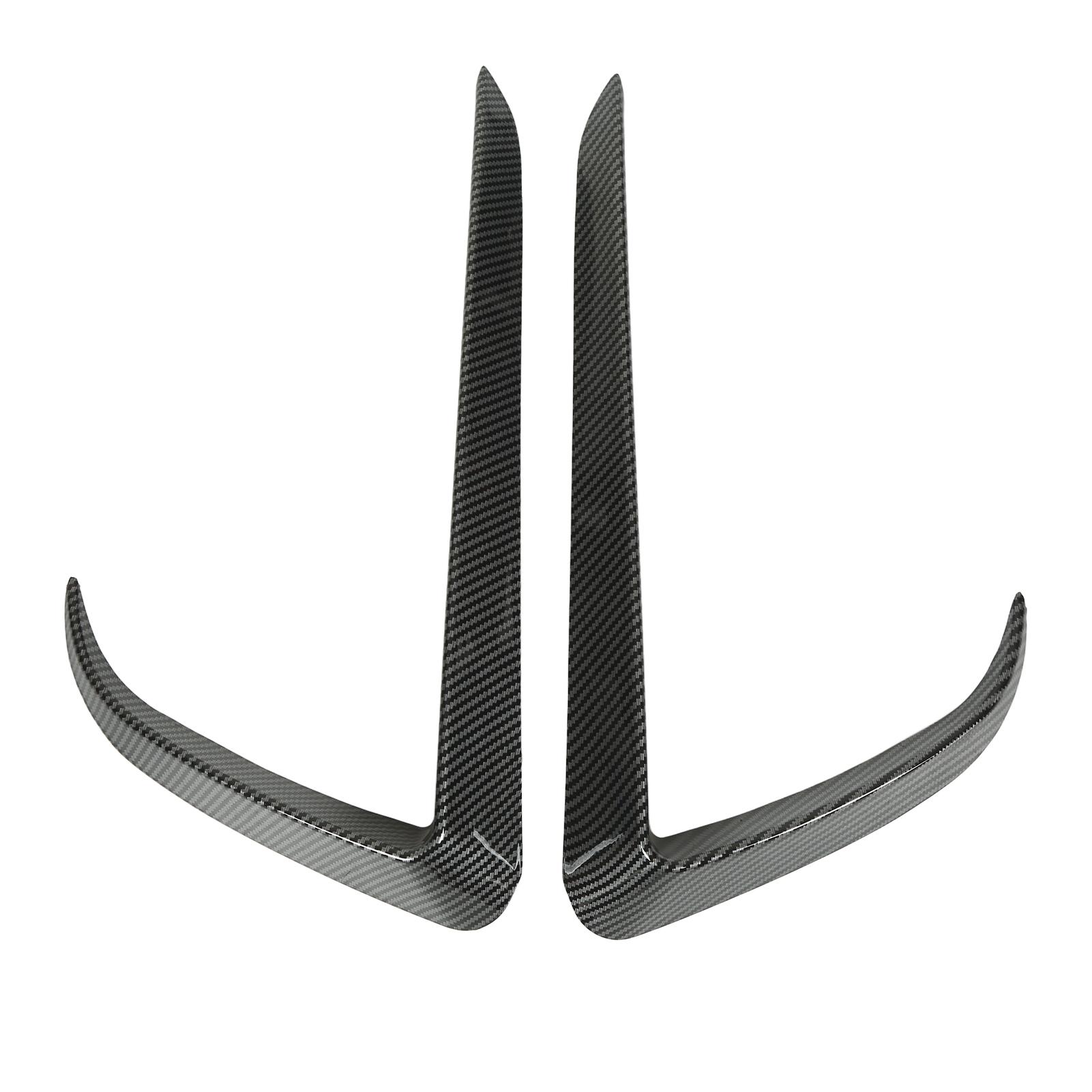 2PCs Front Bumper Wind Knife Front Bumper Blade Trim Replacement for     2020‑2022