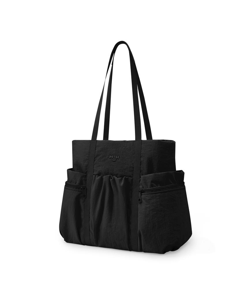 Mah Shiro Puff Tote Bag - Black