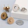 10SETS Round Magnetic Buckle, Metal Invisible Snap, Suitable for DIY Bags, Wallets, Handmade and Accessories - Seam-Free Hidden Magnetic Button