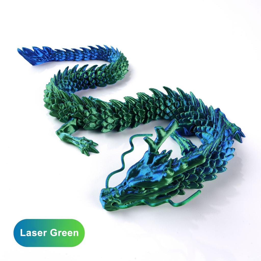 60/45/30cm 3D printed Chinese dragon Shenlong crafts ornamentsToy joint movable dragon Model Home Office Decoration Decor Gifts