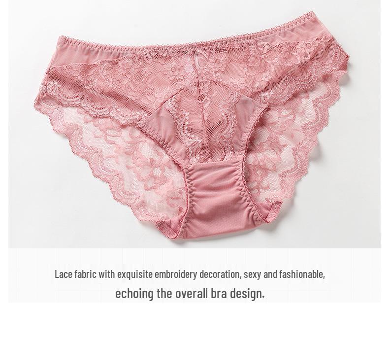 Cross-Border Lace Cotton Bra Set: Sexy, Plus Size, Anti-Sagging Support