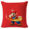 Super Bros Mario Pillow Cover Car Home Living Room Sofa Bedroom Cover Cushion