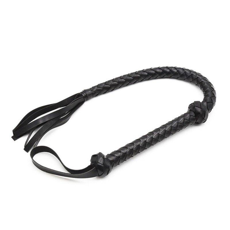 BDSM Leather Whip Adult Products Games Toys for Couples  Slave Training Torture Bondage Restraints Harness Fetish Abdl