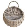 New Storage Container Flower Basket Wall Hanging Handmade Weaving Wicker Basket Garden Pots Home & Living