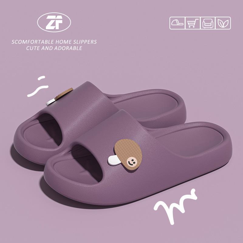 Slippers women's summer new home indoor deodorant bathroom bath slippers non-slip household cool slippers men