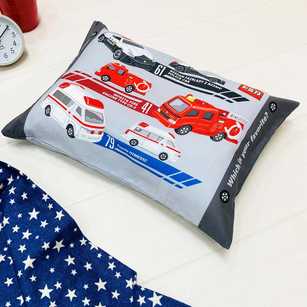 MORIPiLO Tomica Pillow 40x30cm Washable with Cover Stuffed Cushion Character Goods Gray Morishita 4621522 Children's Approx.