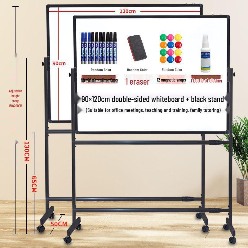 Mobile Magnetic Whiteboard Stand for Office, Meetings, Teaching, and Displays