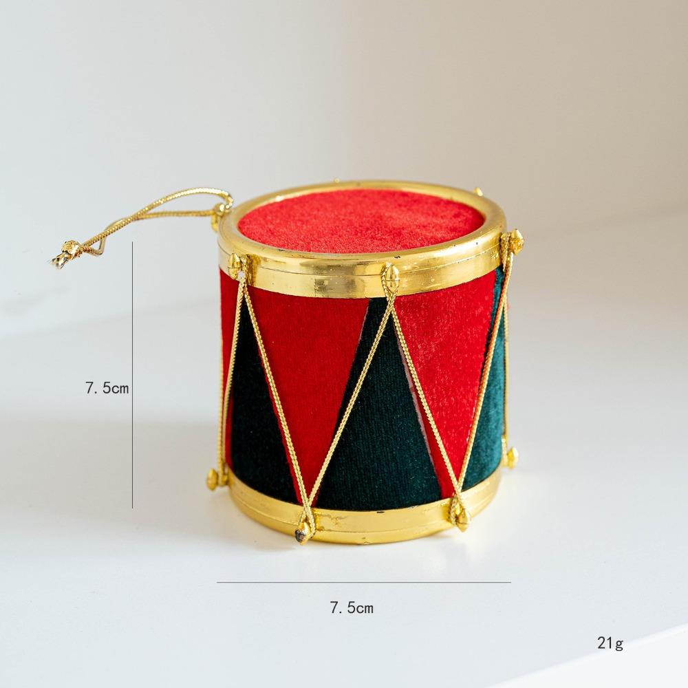 Foam Flocking Simulation Candy Cane Decoration Red Green Hot Air Balloon Christmas Velvet Hanging Candies Hanging