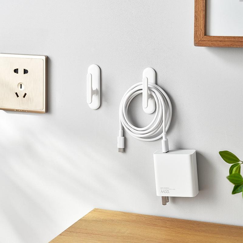 Duty Heavy Cord Organizer Adhesive Hooks Wall Mount For Office Kids Tool Room