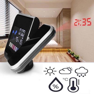 Proiettore digitale LCD LED Proiezione Stazione meteorologica Calendario Snooze Sveglia