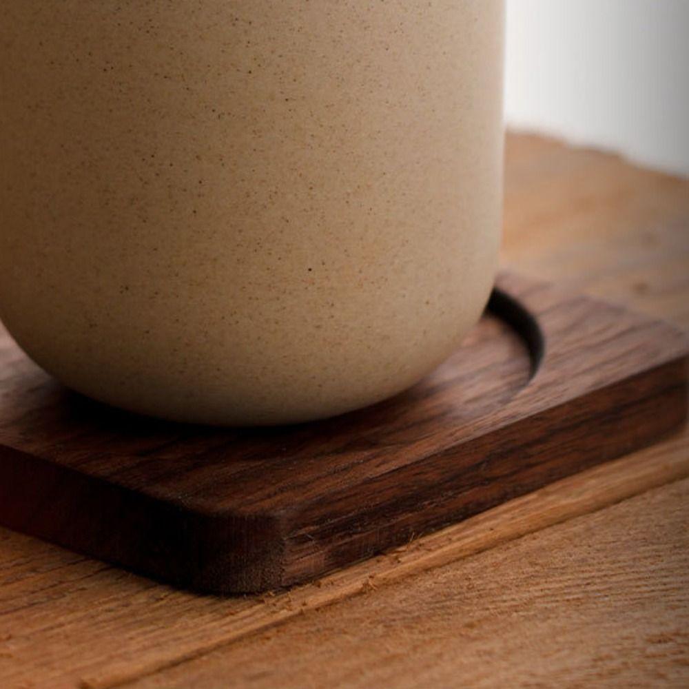 Ceramic Teacup Bowl Wooden Tea Drinking Cup Drinkware Coffee Cup Juice