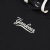 MLB New York Yankees Letter Minimalist Sleeveless Hoodie Women Hoodies Black 3FTK06023-50BKS