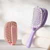 Opvouwbare Kam voor Dames Haarkapsel Automatische Reiniging Hoge Top Poeder Kapselkam Haar Massage Draagbare Antistatische Styling Kam
