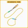Heavy-Duty Dog Leash Small Medium Large Breeds Non-Extendable Tangle-Free Anti-Pull Rope Lead In Yellow Khaki Olive Green
