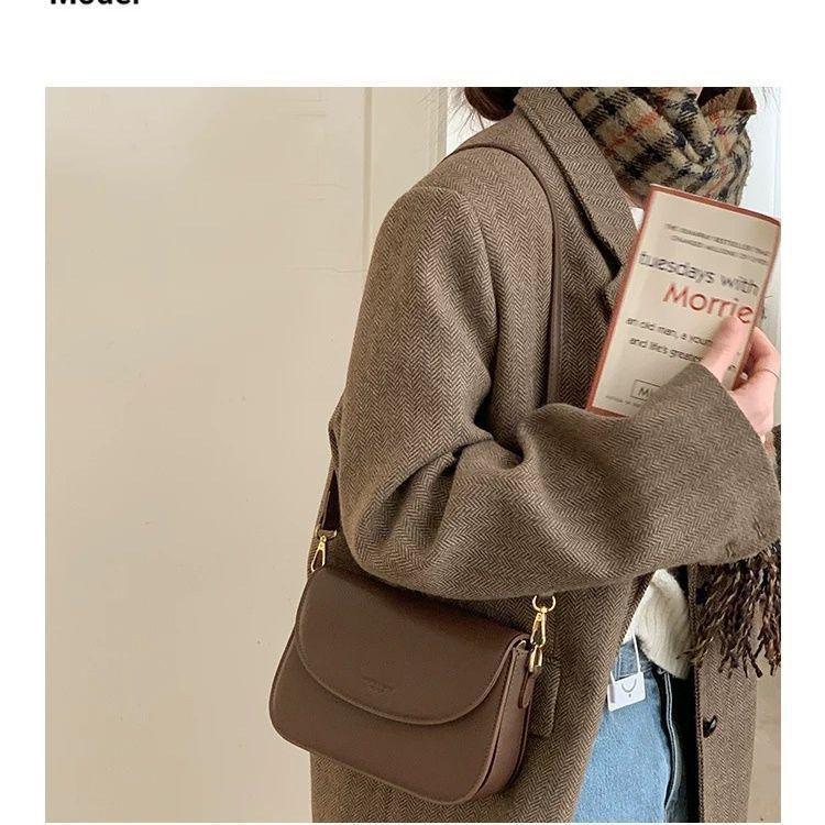 2025 Damen Retro Chic Kleine Quadratische Schulter Crossbody Tasche