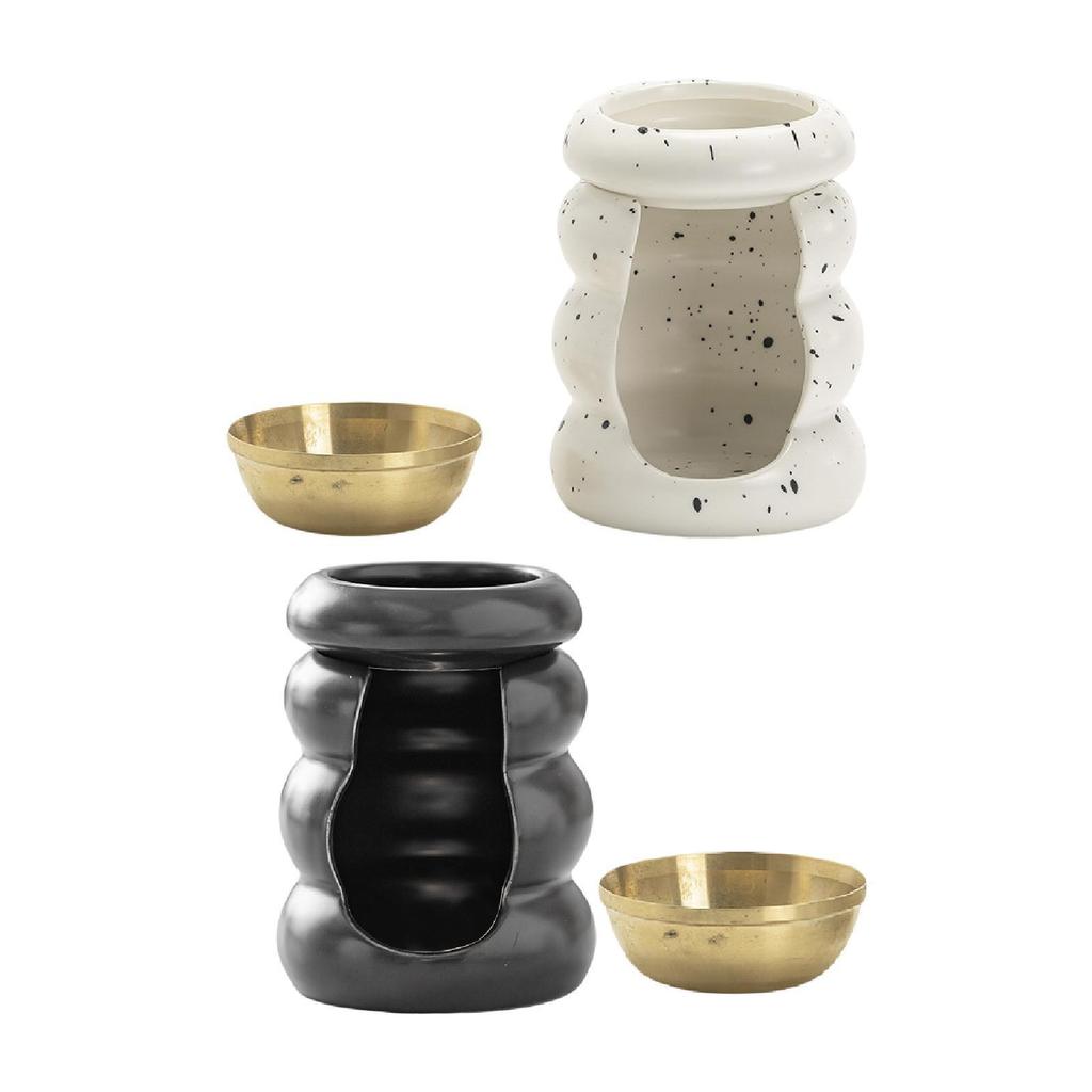 Essential Oil Burner Multipurpose Nordic Ornament Home Decor Lightweight Wax Melt Burner for Desktop Living Room SPA Party Home