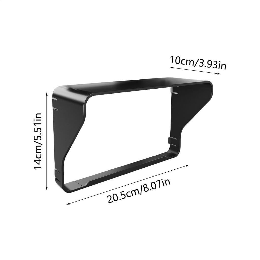 For ZONTES 368G 2024 Motorcycle Instrument Panel Cover Navigation Screen Protector Navigation Screen Visor Anti-Glare For Driver