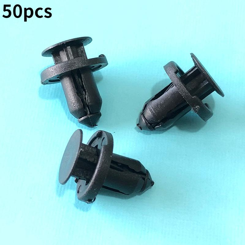 8mm Auto Fasteners Rivets Clips Car Bumper Door Panel Fender Liner Clips Retainer for Mitsubishi Honda Nissan Subaru 909140044