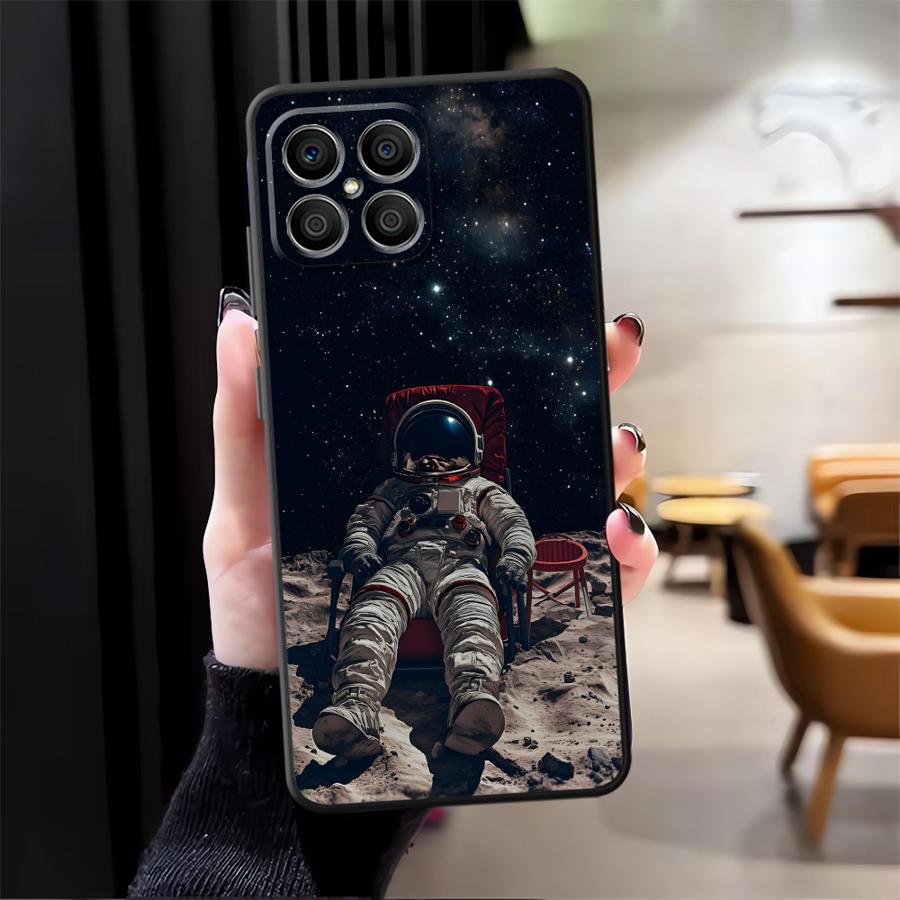 

Мультяшный Астронавт Арт Чехол для Телефона для Honor X7 X8 90 200 400 Lite 70 X9a X5b 8X X6 Magic5Lite Honor X5b Plus