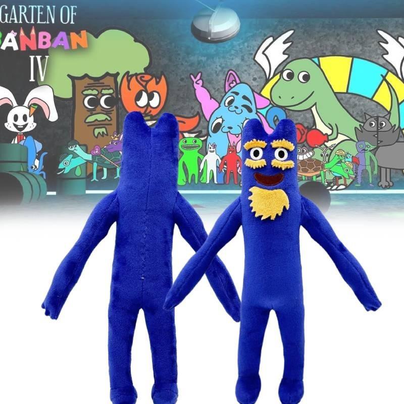 Adorable Purple Yellow Mustache Garten Of Banban Plush Toy Soft Pp Cotton Stuffed Doll