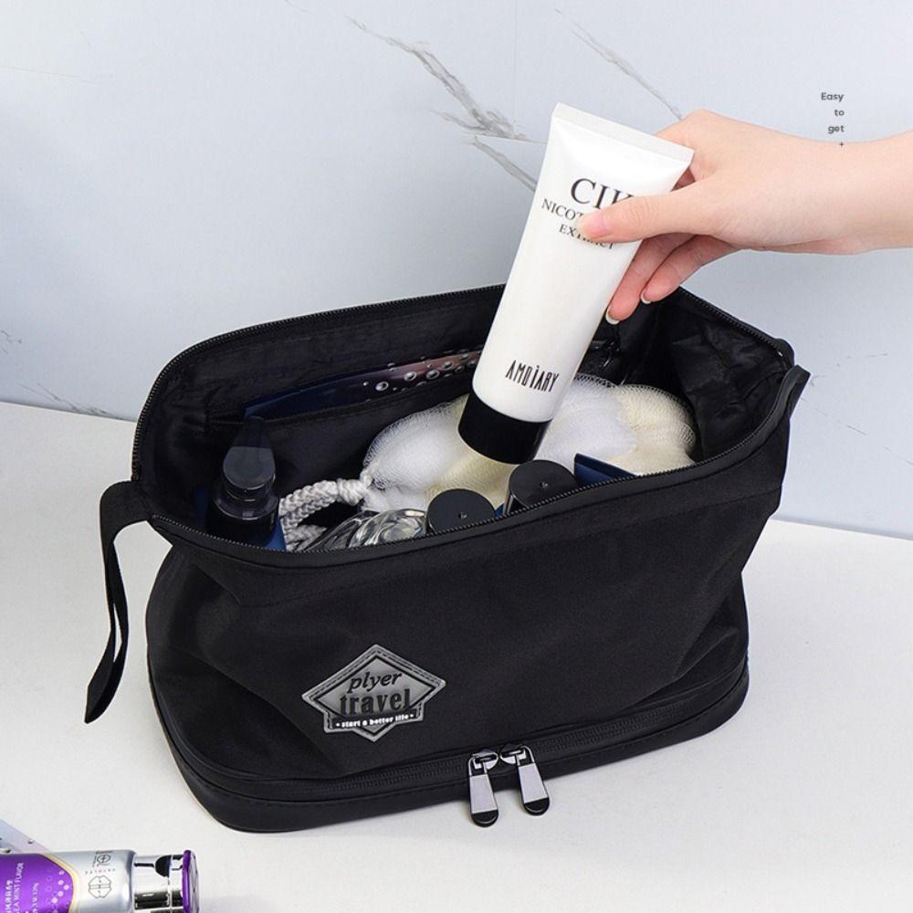 Водонепроникна сумка для туалетного приладдя великої місткості. Модна дорожня сумка для прання