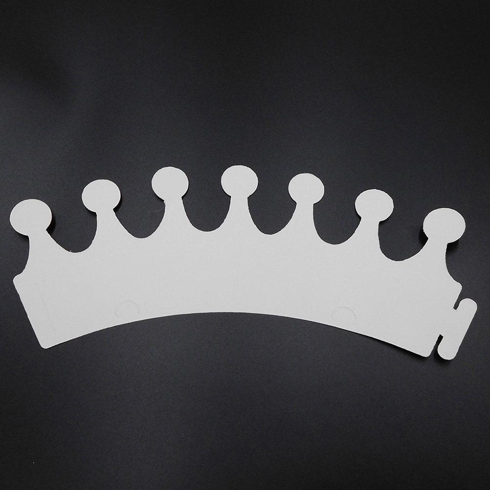 10Pcs Birthday Paper Crown Hats Gold Silver Adults Party Decoration Birthday Celebration Accessory Crown Hat
