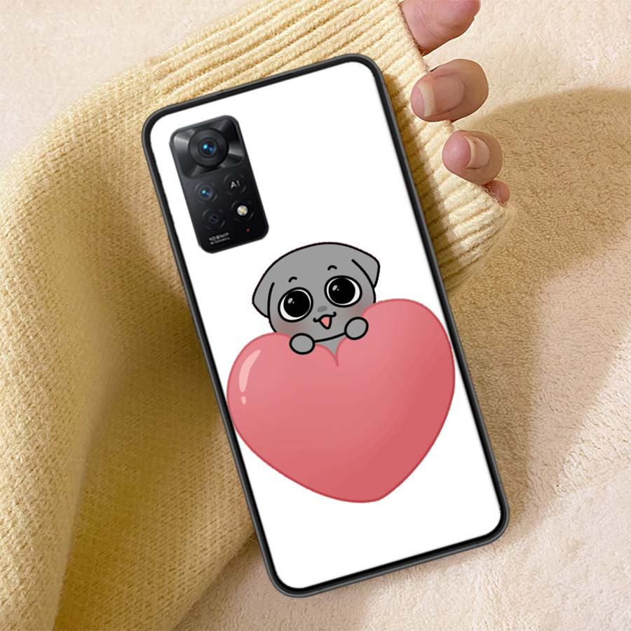 Cute Cartoon K-Kkamang Phone Case For Redmi Note 13 14 15 Pro Plus 12 13C 12C 15C 9 10 10C 9T 9C 9A TPU Soft Cover Clear Cell Ca