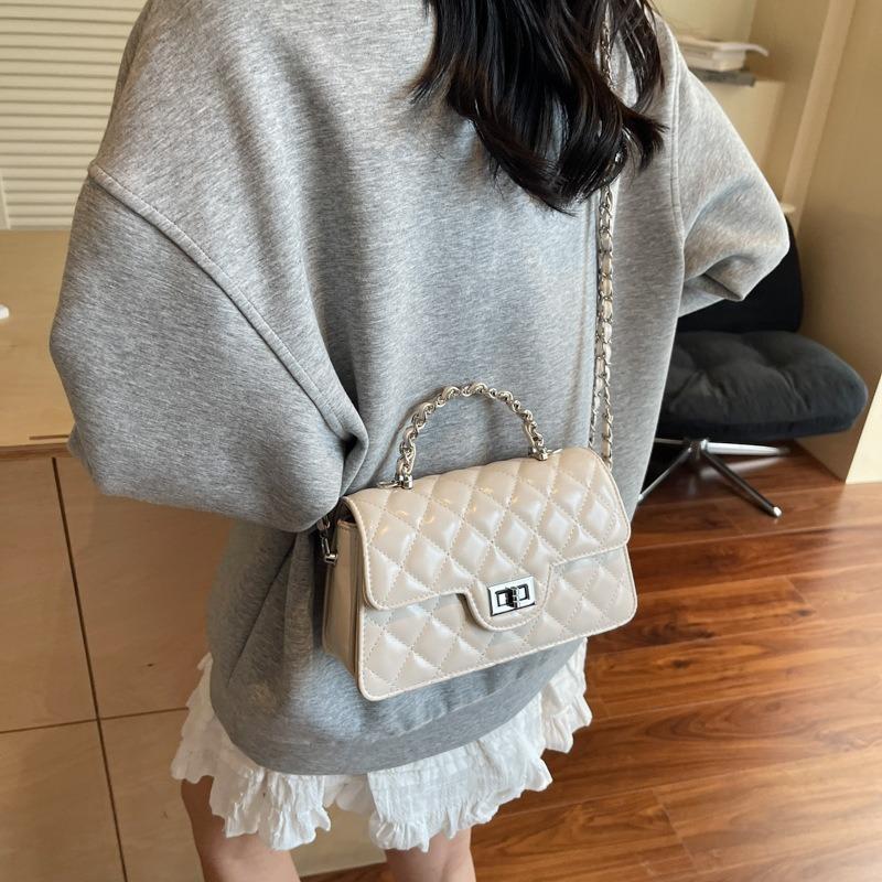 Today's Hand-held Small Square Bag Women's New Fashion Chain Shoulder Bag Diamond Versatile Messenger Bag