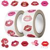 500Pcs/Roll Blazing Red Lips Kids Rewards Stickers - DIY Scrapbooks Album Decor Sealing Label Decals