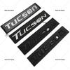 Modern Tucson Rear Emblem: English Lettering Car Sticker