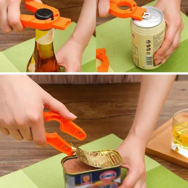 1/3PCS Creative Plastic Multifunctional Bottle Opener/can Opener, Women's Portable Bottle Opener, Home Kitchen, Party, Bar Tool