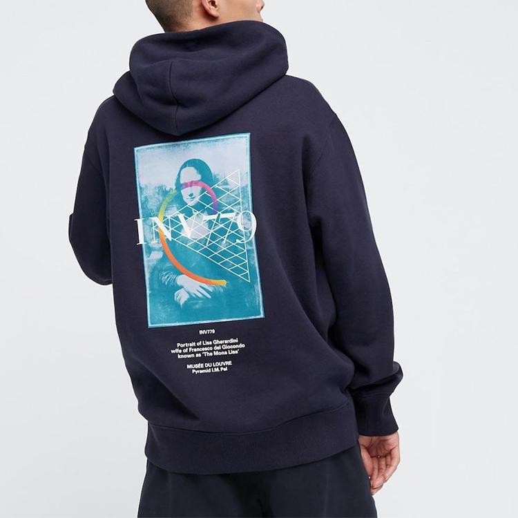 UNIQLO Pullover Casual Sweatshirt Unisex sweatshirts Navy 436027-69