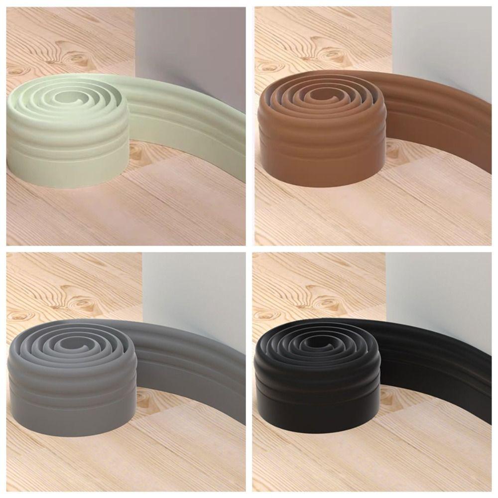 Samolepicí podlahová lišta 1M/Role Soklová lišta DIY Lišta Domácí Dekorace