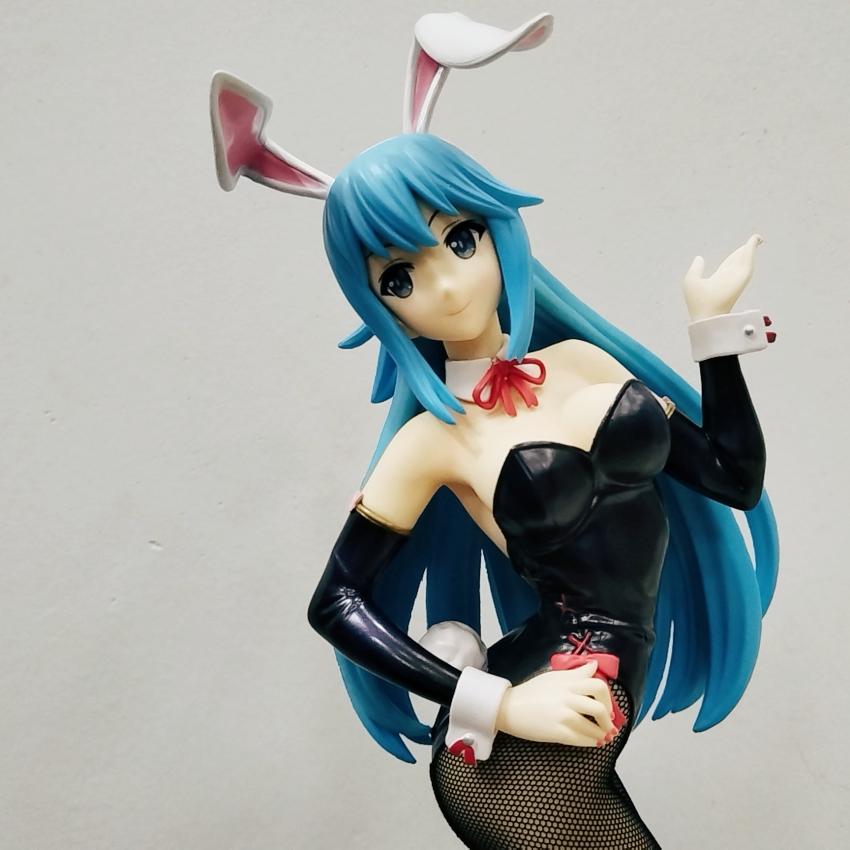 38CM Původní B-STYLE KonoSuba 2 Aqua Bunny Ver Zajíček dívka figurka PVC Akční Hra pro dospělé Socha Sběratelský Model Hračka Panenka dárek