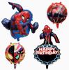 Jumping Spider-Man superhero series themed birthday party decoration arrangement aluminum film balloons