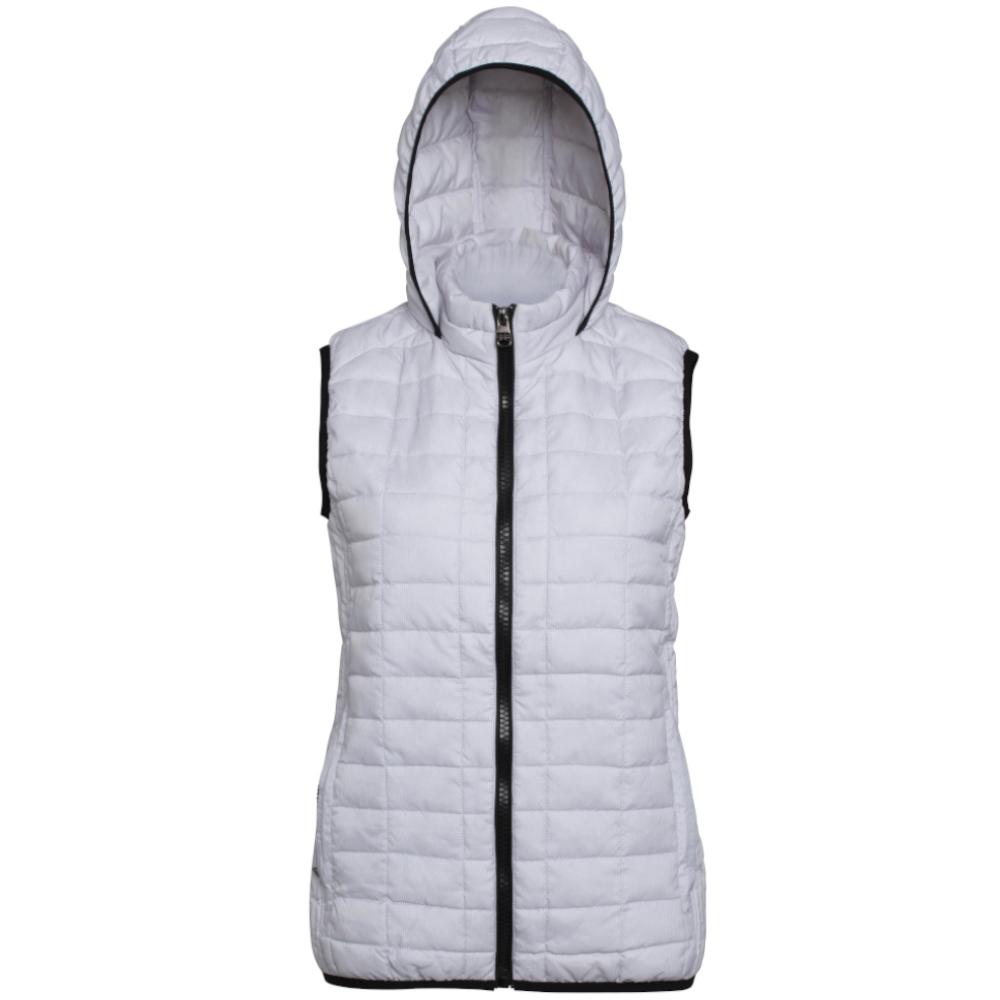 2786 Womens/Ladies Honeycomb Zip Up Hooded Vest/Bodywarmer
