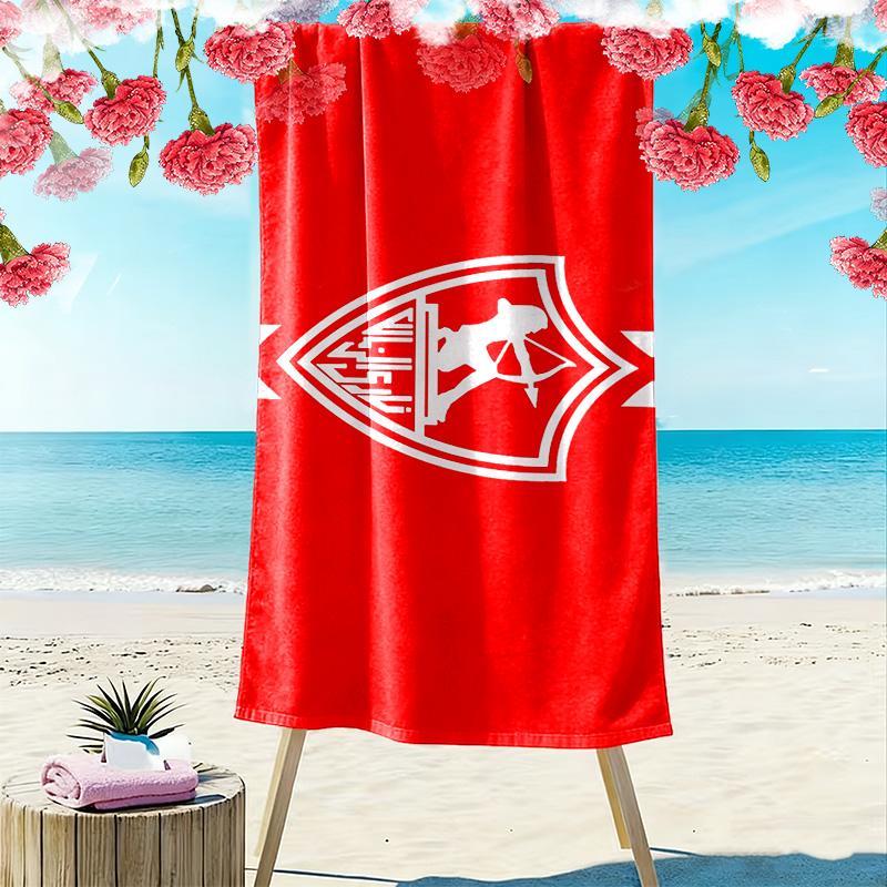 Detroit City FC Print Beach Towel, Large Soft Quick Dry Towel for Beach Camping Swimming