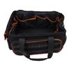 Tool Bag 17in Heavy Duty Hand Tote Storage Organizer Wear Proof Oxford Cloth 20 Pockets Adjustable Shoulder Strap for