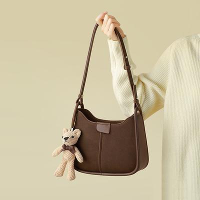 Bag Women's Bag Crossbody Bag Bucket Leather All-in-one Senior Sense Shoulder Bag