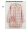 2023 Women's Long Sleeve Printed Kitchen Apron - Oil-Proof Fashion Smock for Cooking
