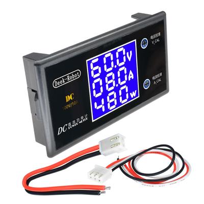1PC LCD Digital Voltmeter Ammeter Wattmeter Voltage Current Power Meter Volt Detector Tester Monitor DC 0 To 100V 10A 1000W