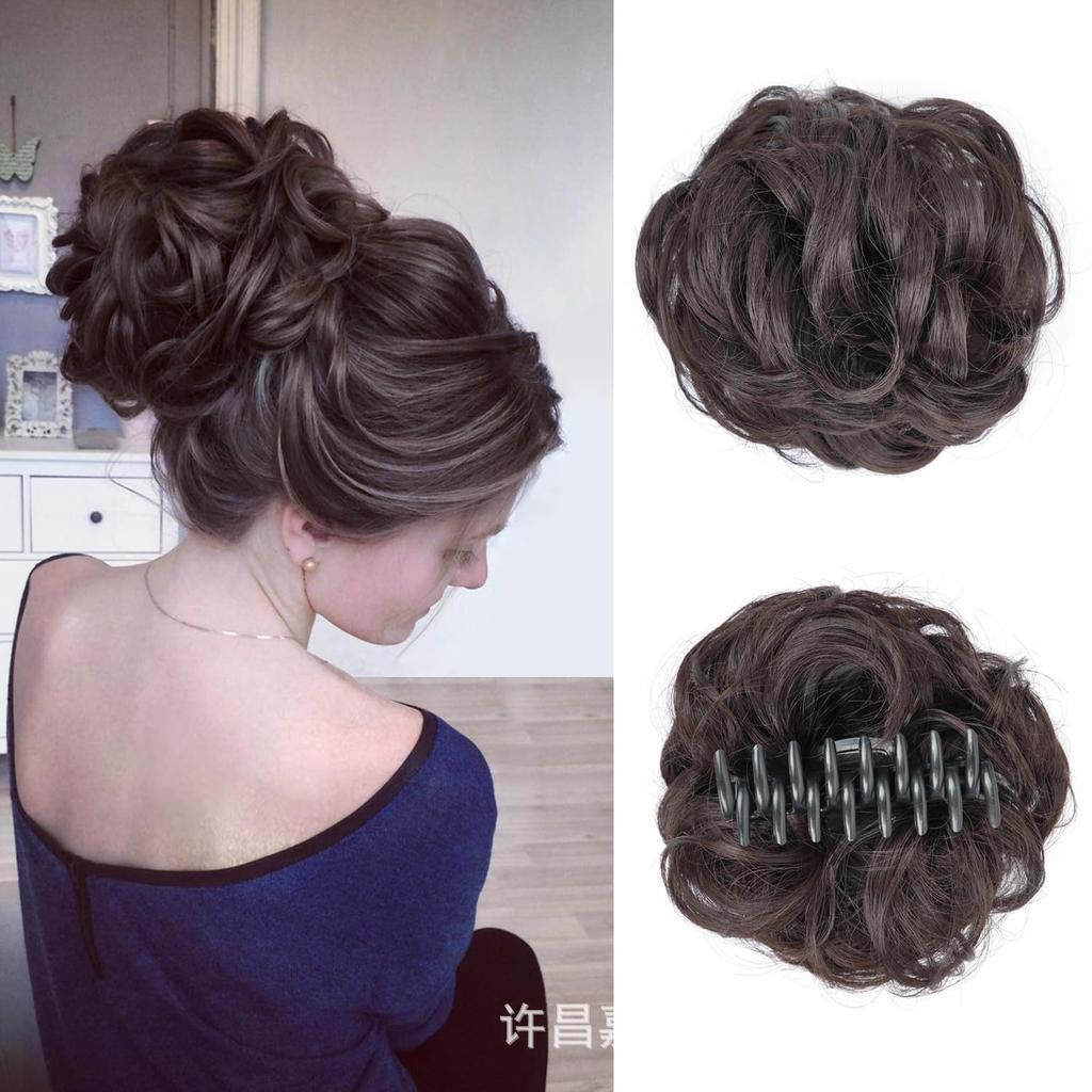 Tembel Saç Topuzu Yapıcı | Büyük Kabarık Toka Klipsi