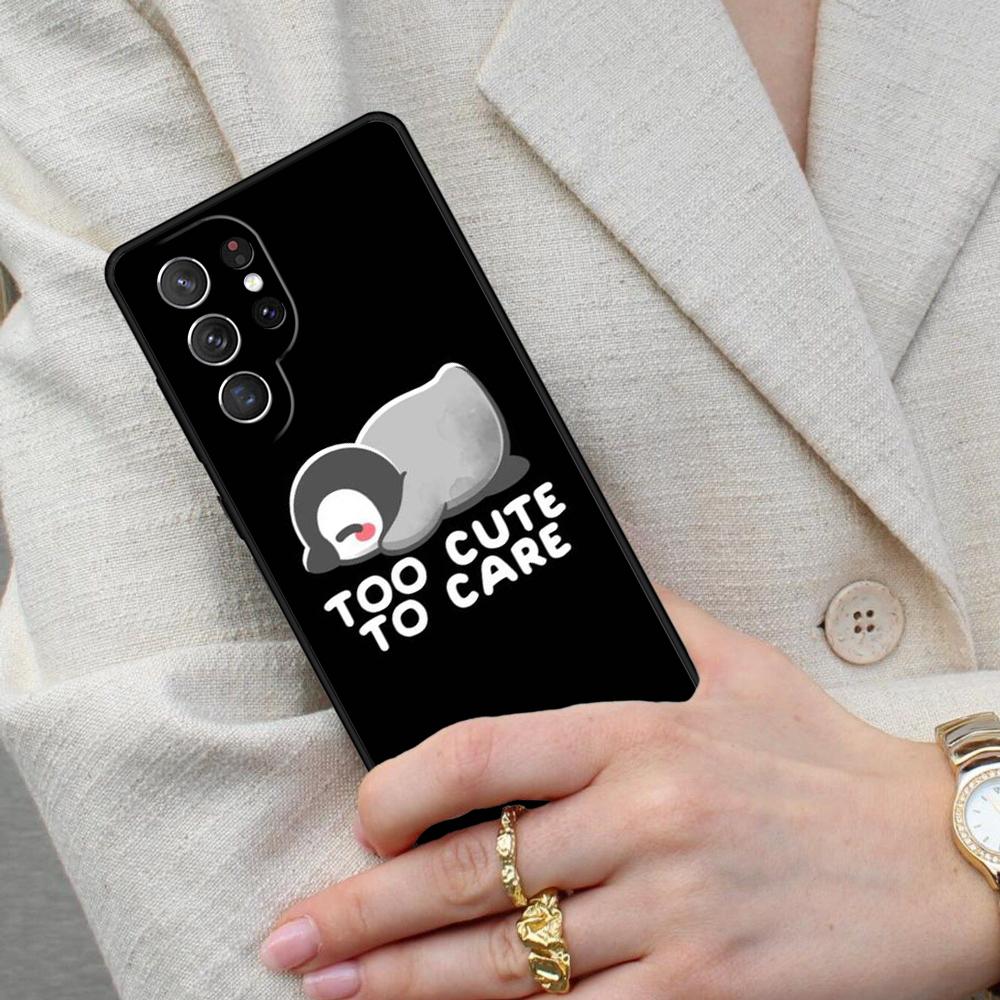 Cute Kawaii Penguin Cell Phone Case for Samsung Galaxy S26 Ultra S25 S24 S23 S22 S21 S20 Note10 Cover