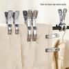 Stainless Steel Windproof Clothes Pins and Hangers Set for Drying and Sunning Quilts