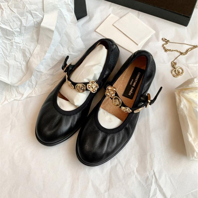 Sko Supermykt Sauseskinn Merke Spenne Mary Jane Ballerina Sko Bestemor Enkelsko Høst