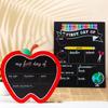 Lightweight Double Sided Classroom Blackboard Hanger Attachment Ecological Friendly Wood Chalkboard Study Aid Tool